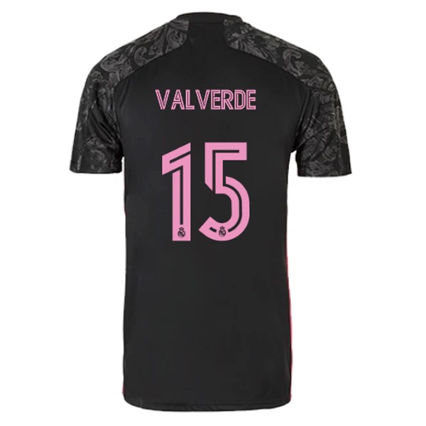 Maglia Real Madrid Third NO.15 Valverde 20/21 Nero